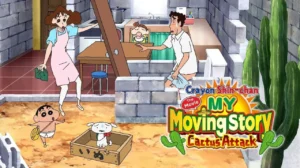 Shinchan My Moving Story Cactus Large Attack 2015